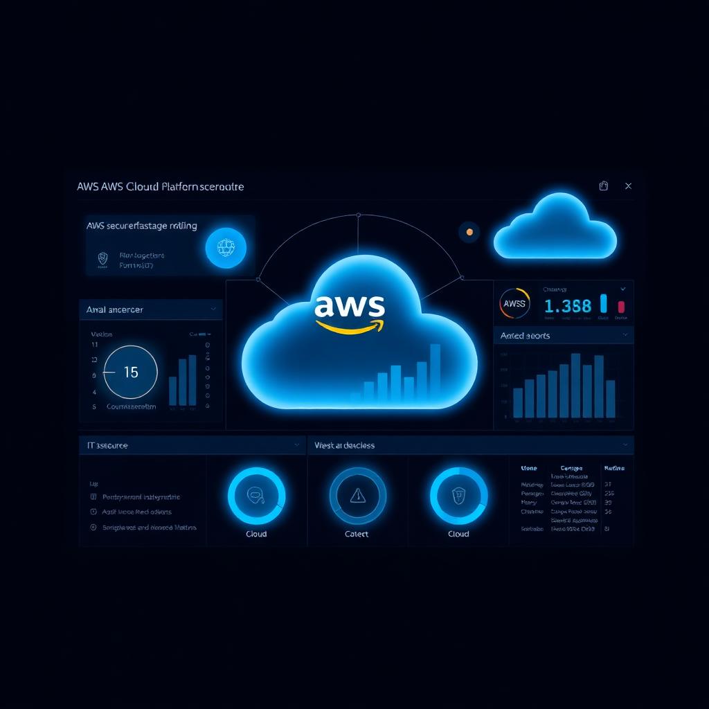 AWS cloud platform dashboard and management