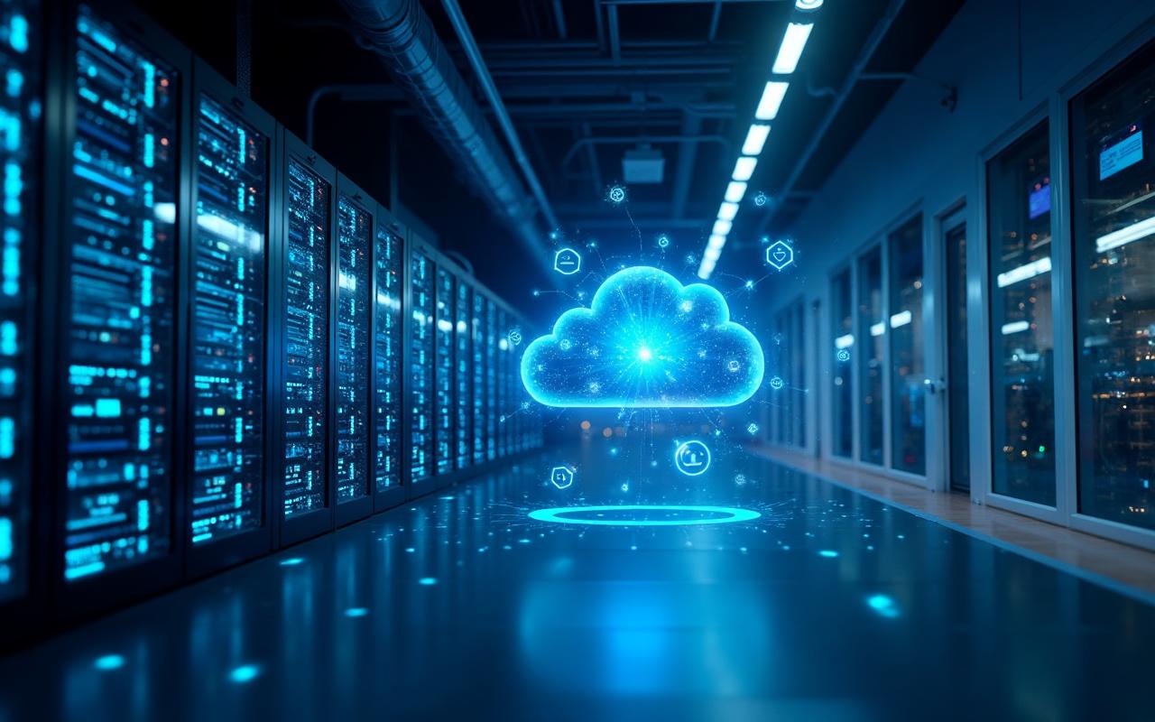 Data center connected to cloud infrastructure